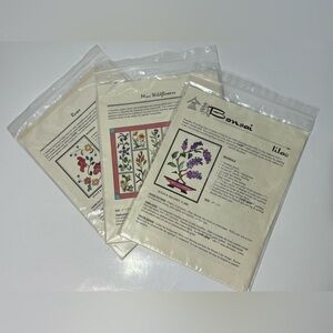 Distinctive Designs Susan R DuLaney Quilt Lot of 3 In Package Not Used